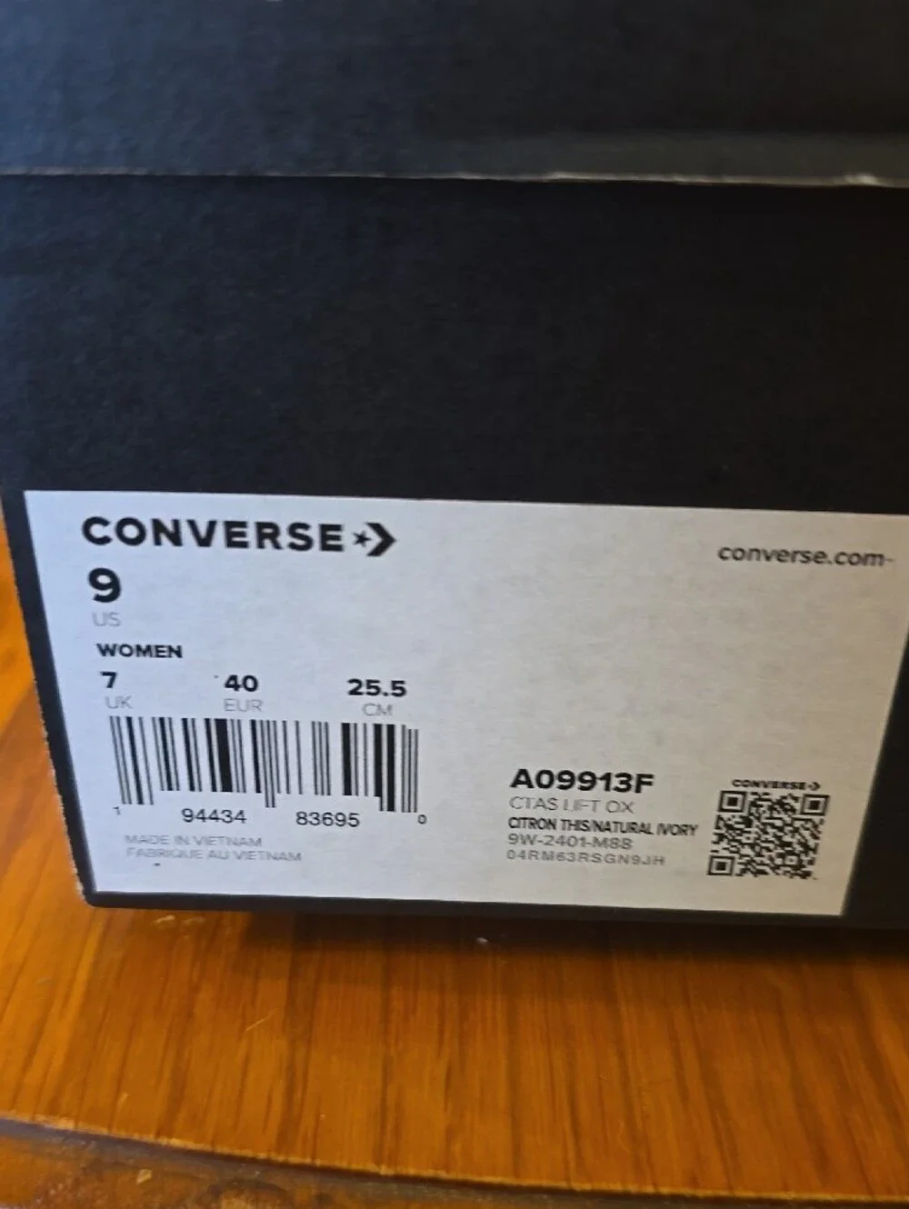 Converse Low-Top Canvas Sneaker in Pale Green with White Sole - Picture 7 of 7